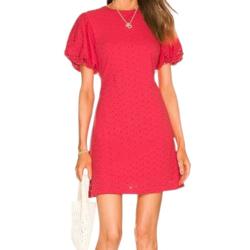 Free People Dress Strawberry spritz short sleeve minidress size X-Small XS